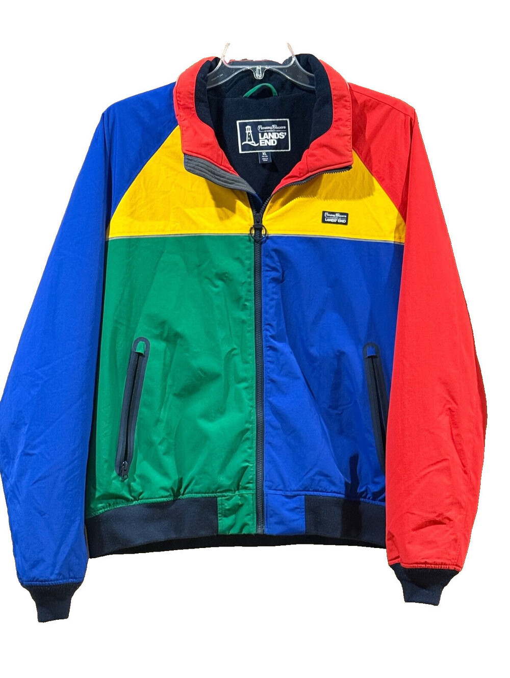 Limited Edition Rowing Blazers x Lands End Colorblock Squall Jacket Mens XL $398